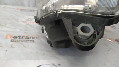 Farol Palio G3 2003/2014 Máscara Cromada Aro Preto 19262