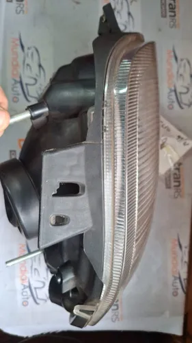 Farol Renault Clio  99/02  Máscara Negra Foco Simples