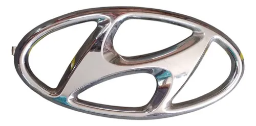 Emblema Dianteiro Hyundai (diversos) 6cm 30724 Prateado