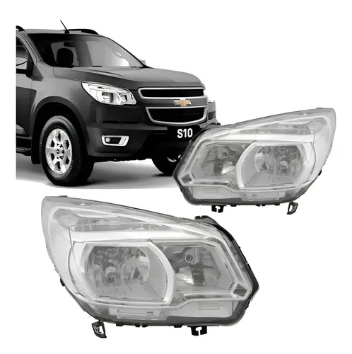 Farol Dianteiro L D S10 2010 11 12 Até 2016 Cromado 26447