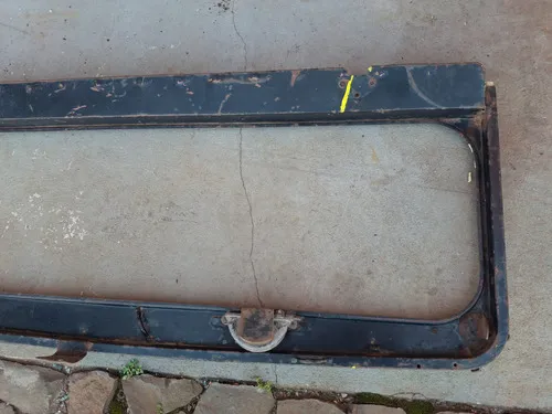 Quadro  Para-brisa Ford Jeep Willys Cj-5 Cj-6 55/83 29519 Preto